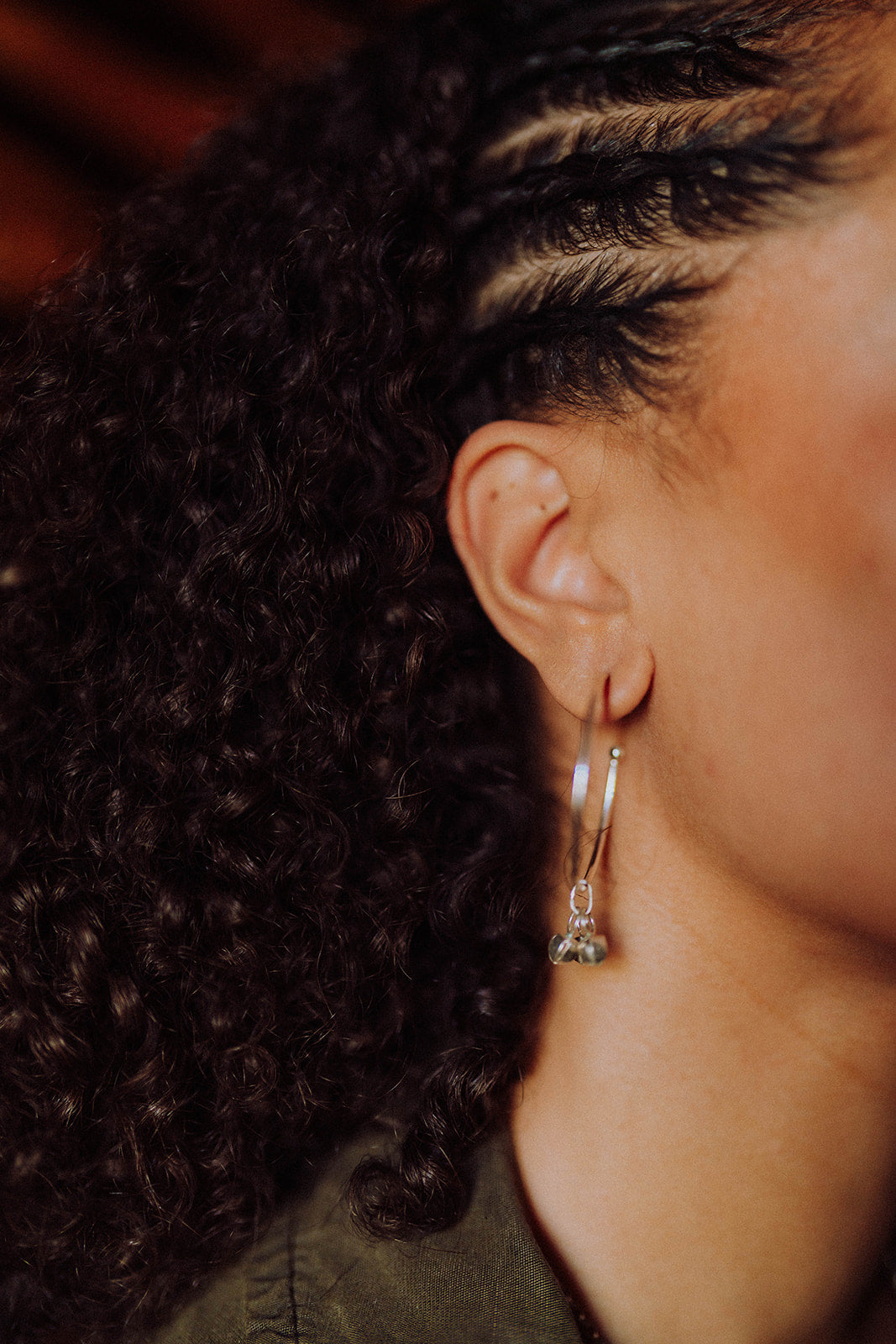 HOARD BELL HOOPS - SILVER