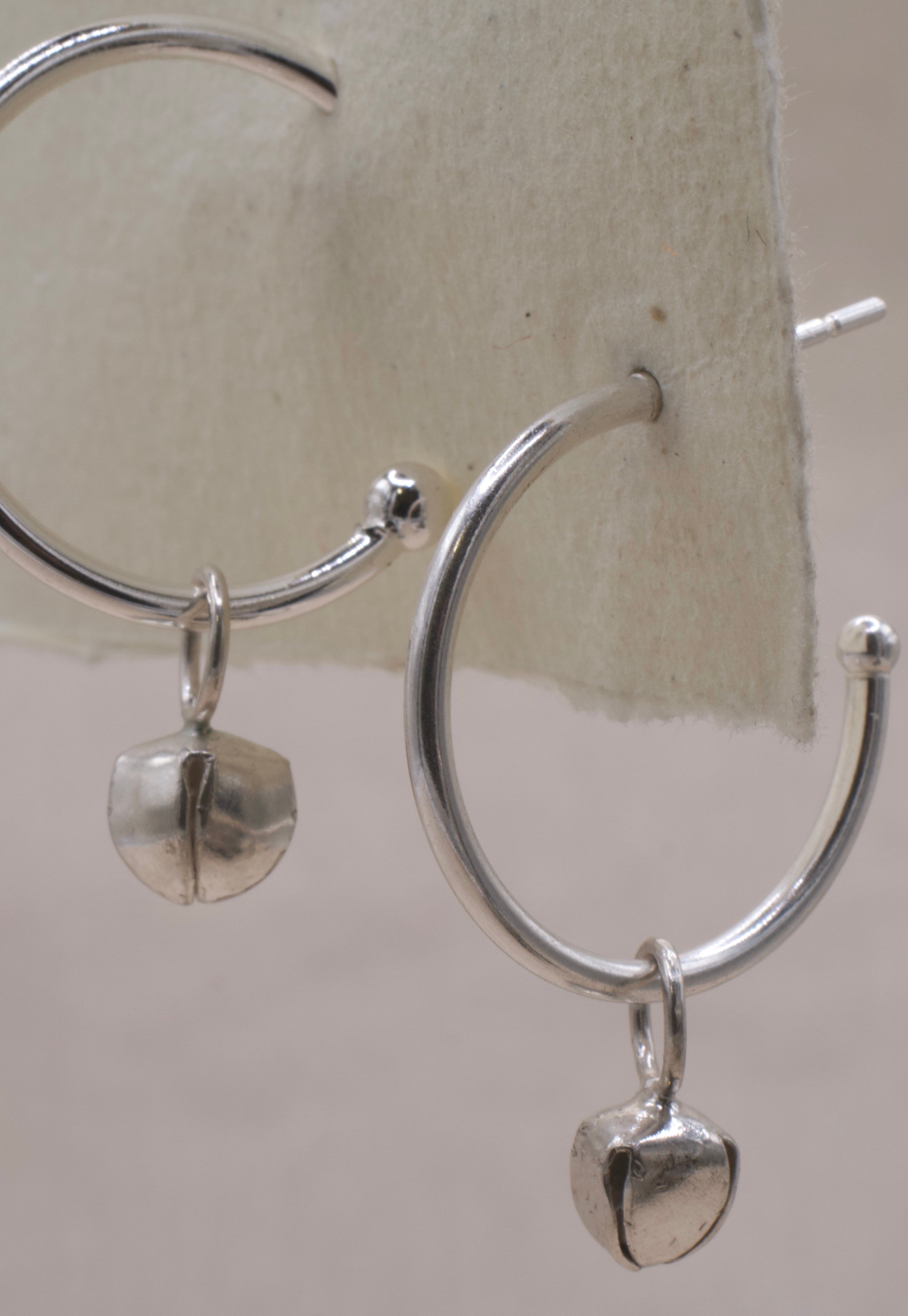 HOARD BELL HOOPS - SILVER
