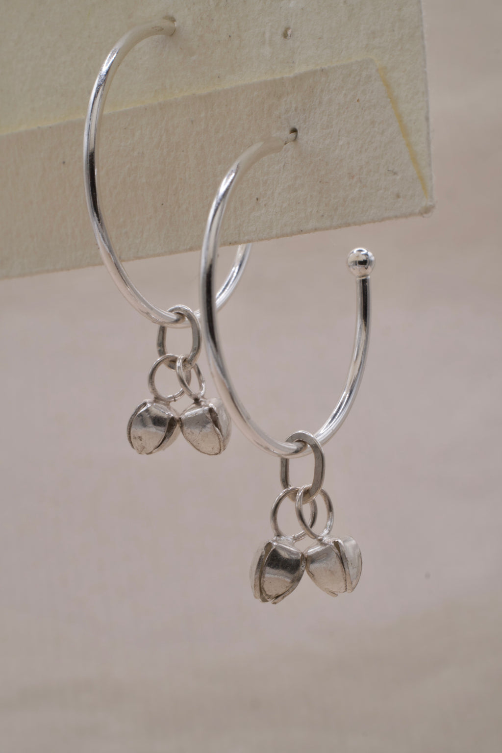 HOARD BELL HOOPS - SILVER