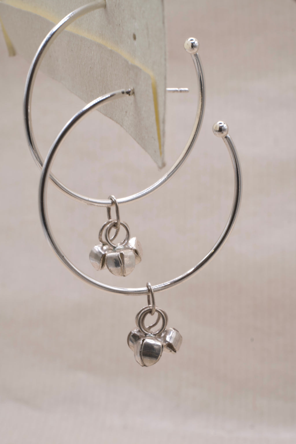 HOARD BELL HOOPS - SILVER
