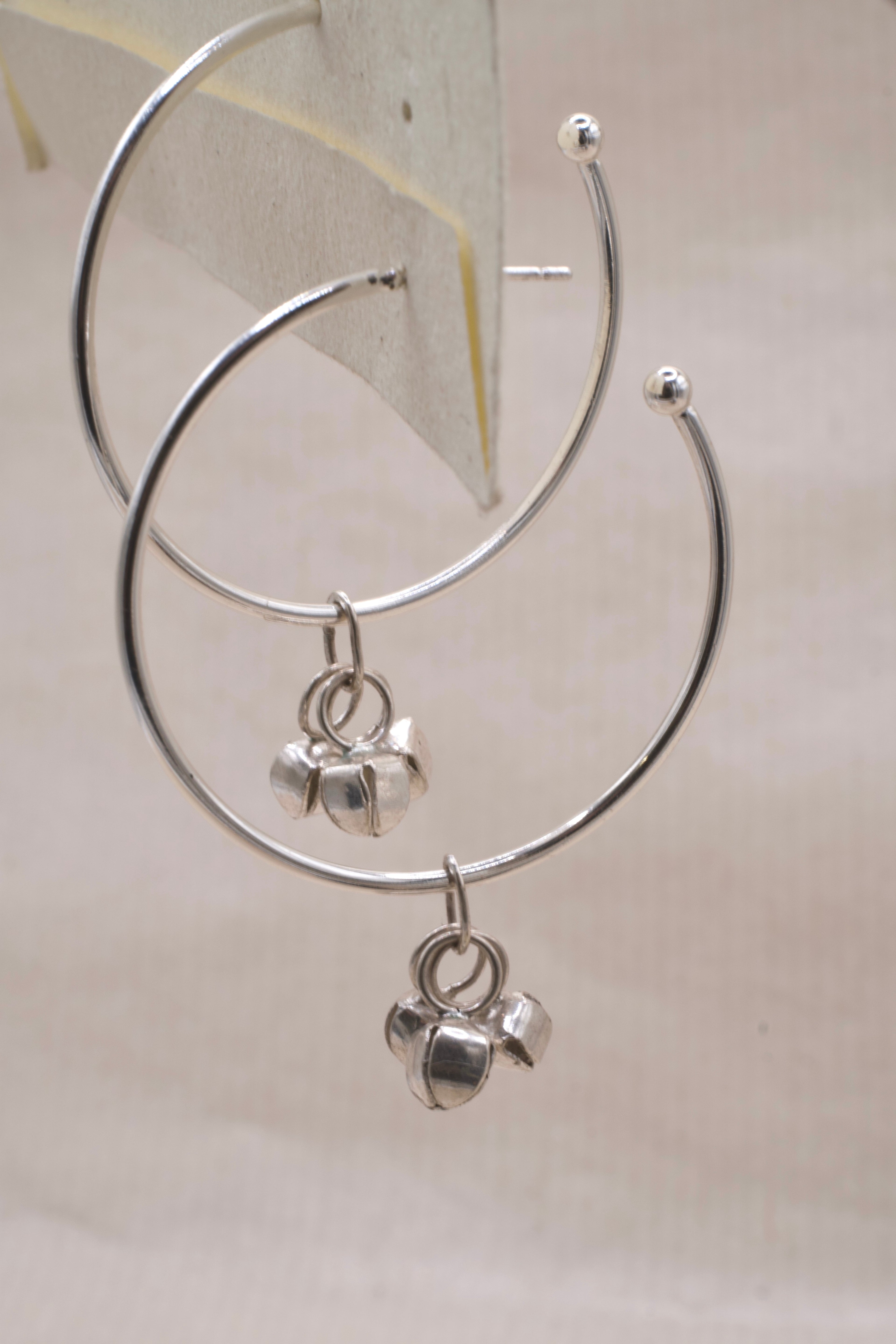 HOARD BELL HOOPS - SILVER