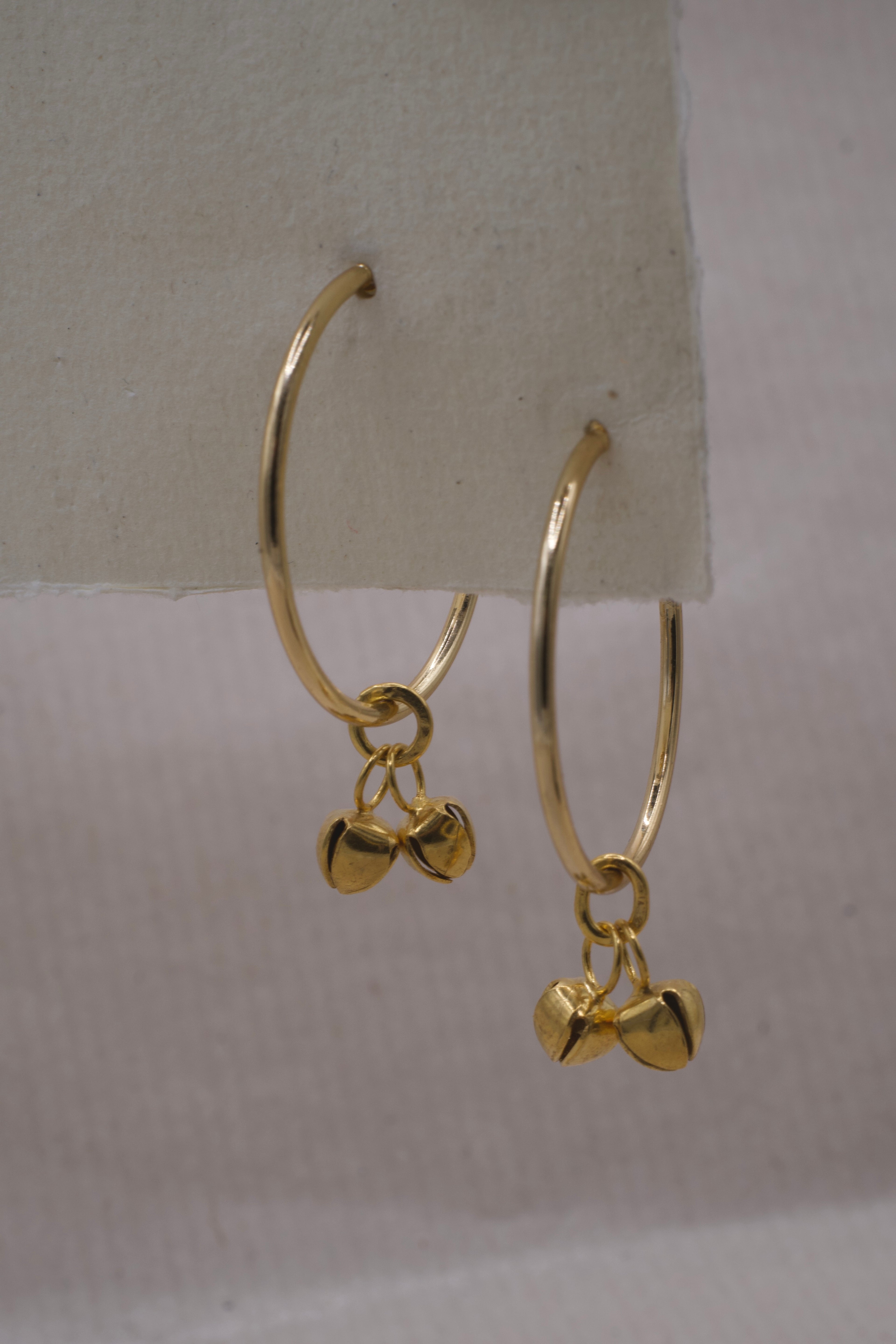 HOARD BELL HOOPS - GOLD